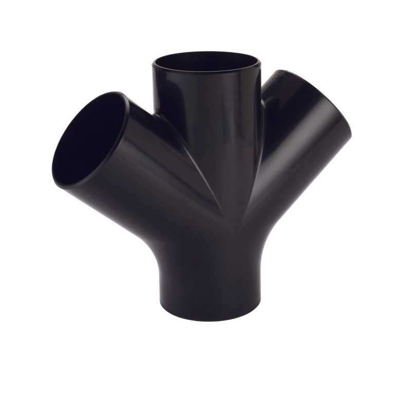 4" 3-Way Junction Fitting for Dust Collection System